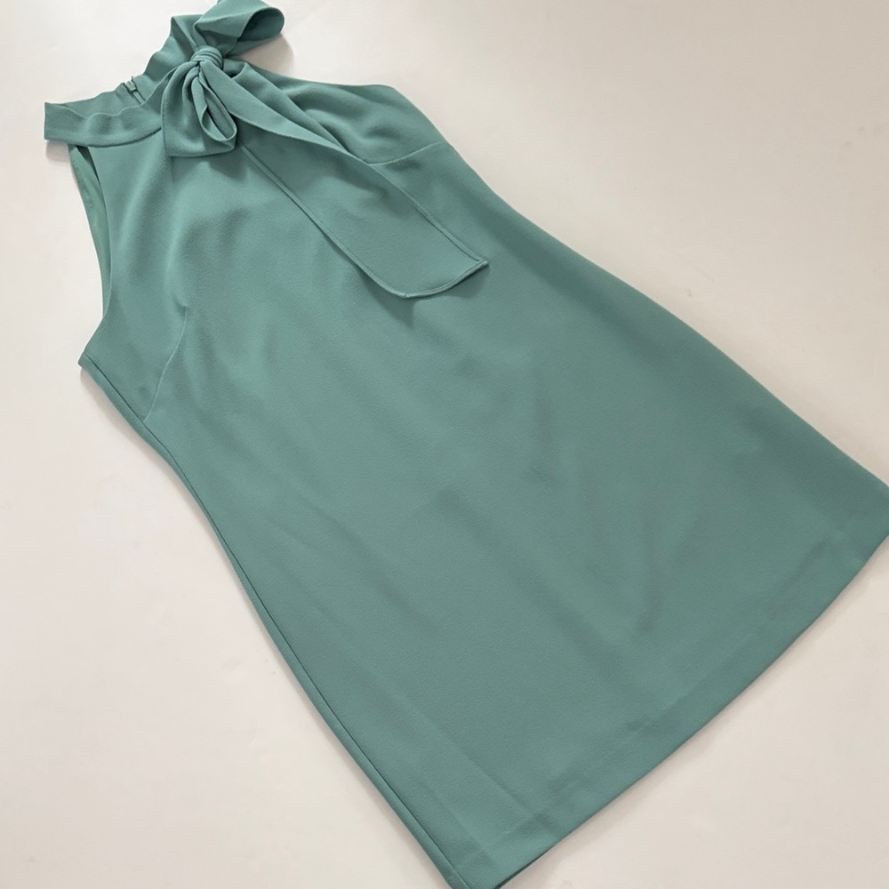 Vince Camuto Bow Neck Halter Dress